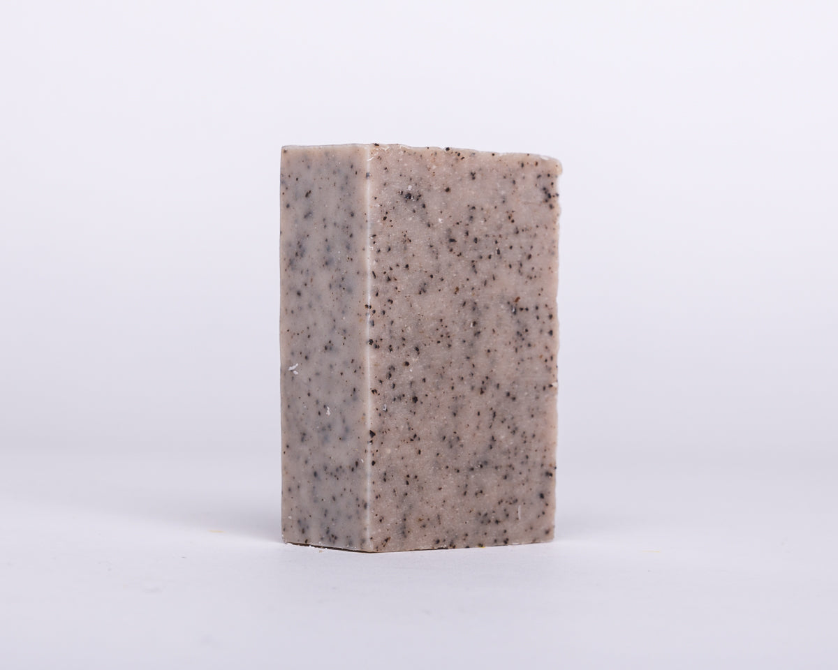 Peppermint Coffee Scrub - Exfoliating Soap Bar