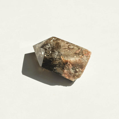 Hematite Phantom Quartz – Unique Crystal for Grounding & Energy Work