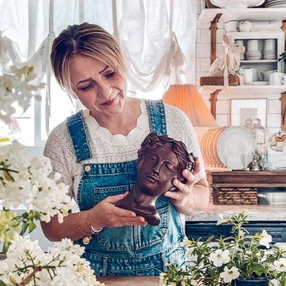 Bronze Goddess Statue Outdoor Planter