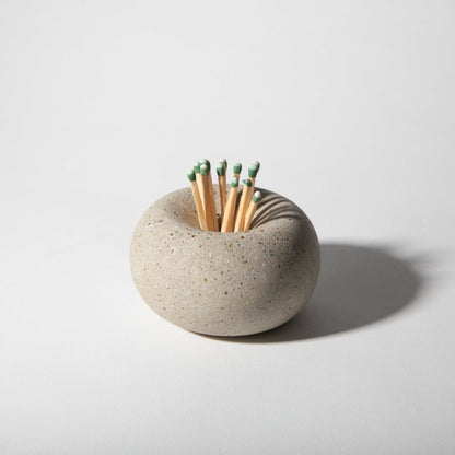Bubble Matchstick / Palo Santo Holder | Natural Terrazzo