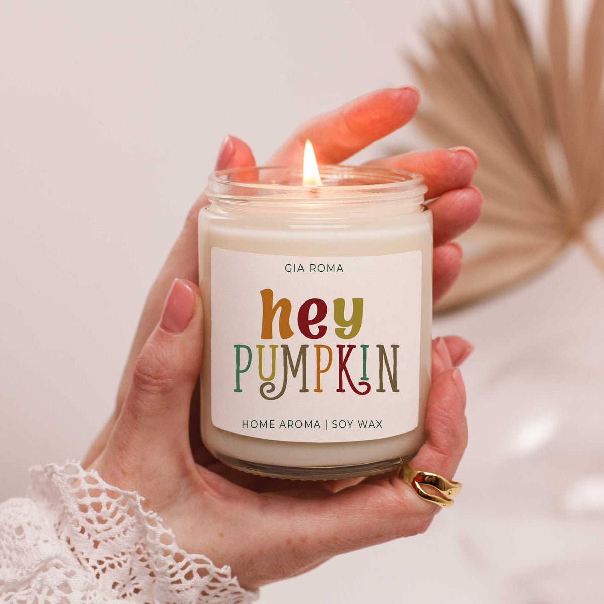 Baked Pumpkin Candle