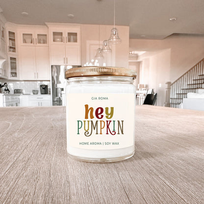 Baked Pumpkin Candle