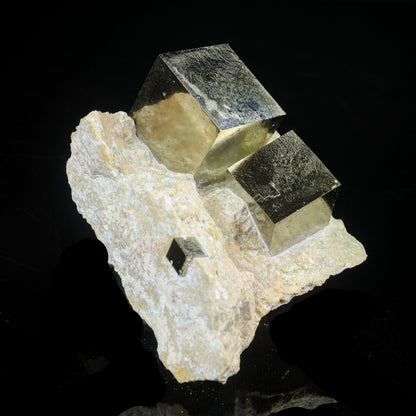 Pyrite Cube from Spain Natural Mineral Specimen # B 7003
