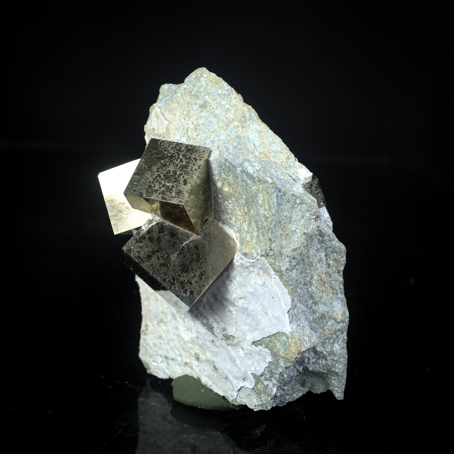 Pyrite Cube from Spain Natural Mineral Specimen # B 7010