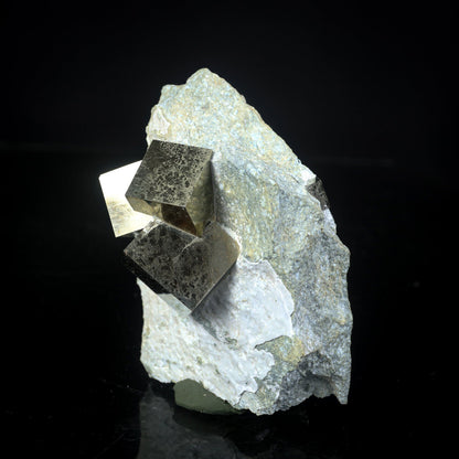 Pyrite Cube from Spain Natural Mineral Specimen # B 7010