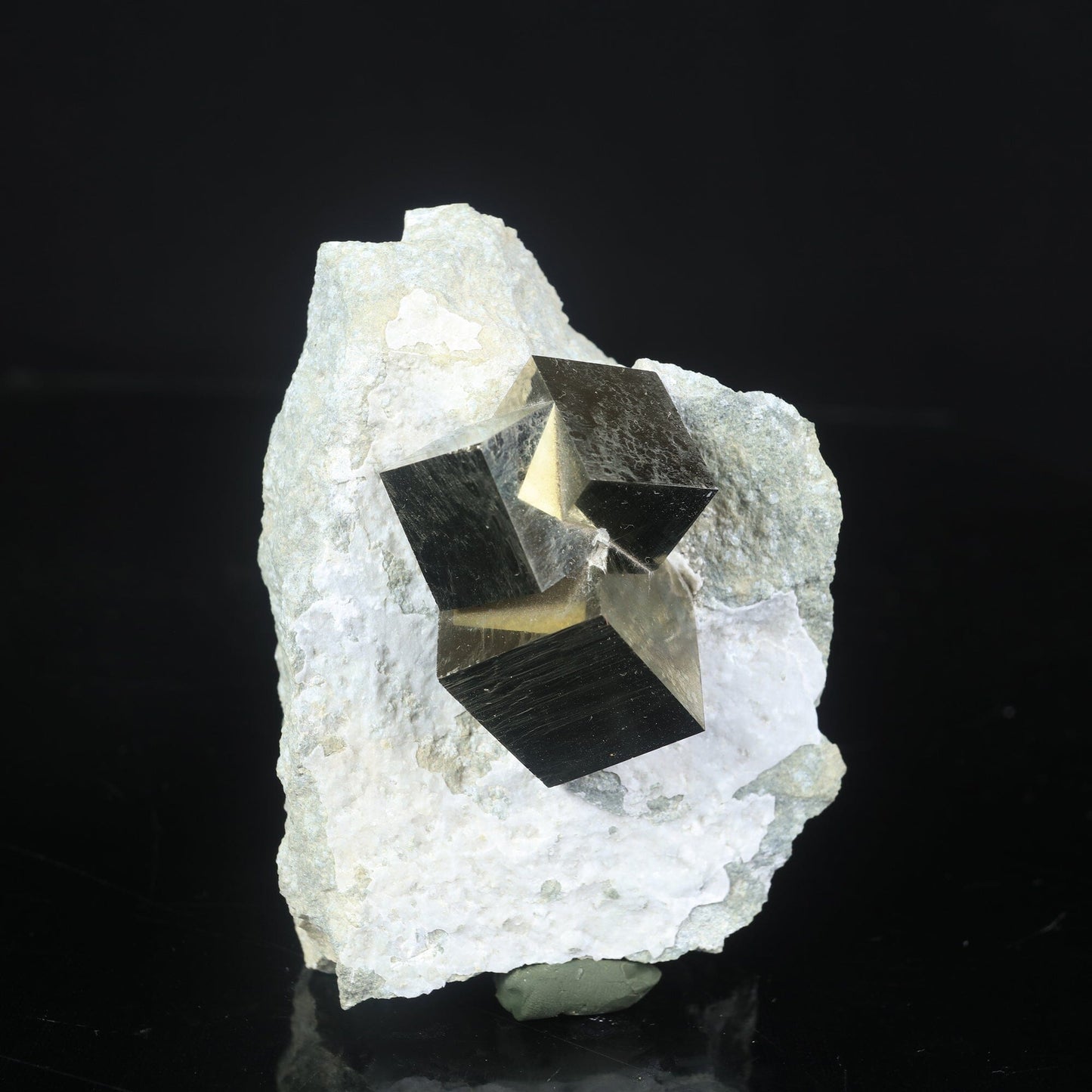 Pyrite Cube from Spain Natural Mineral Specimen # B 7010