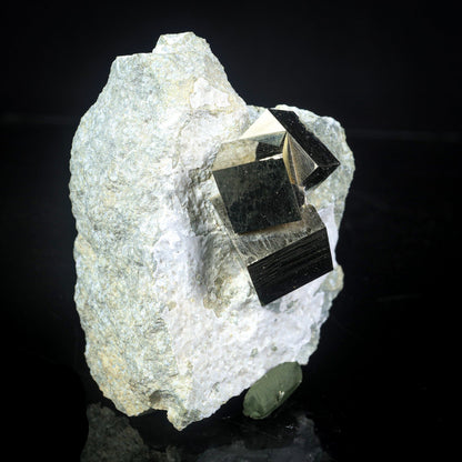 Pyrite Cube from Spain Natural Mineral Specimen # B 7010