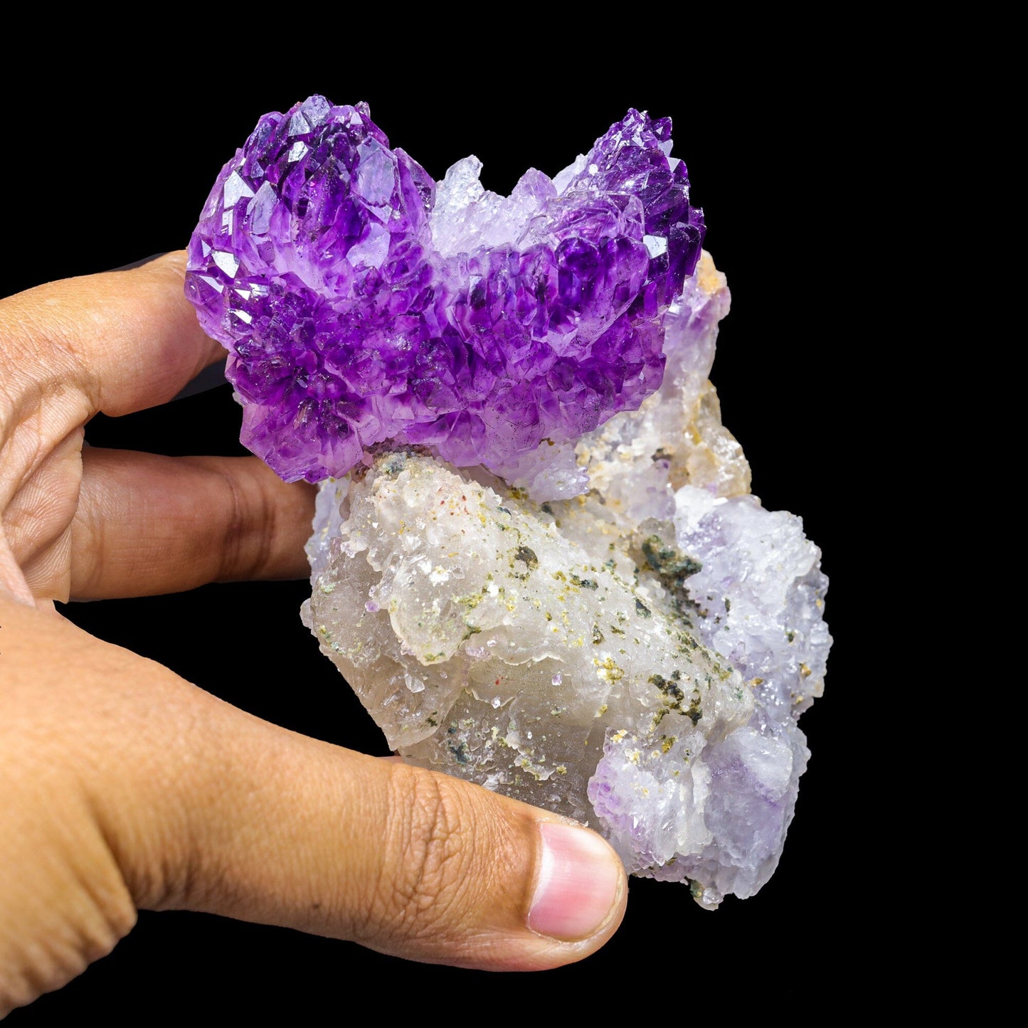 Rare Amethyst from Karur Natural Mineral Specimen USA # B 7022