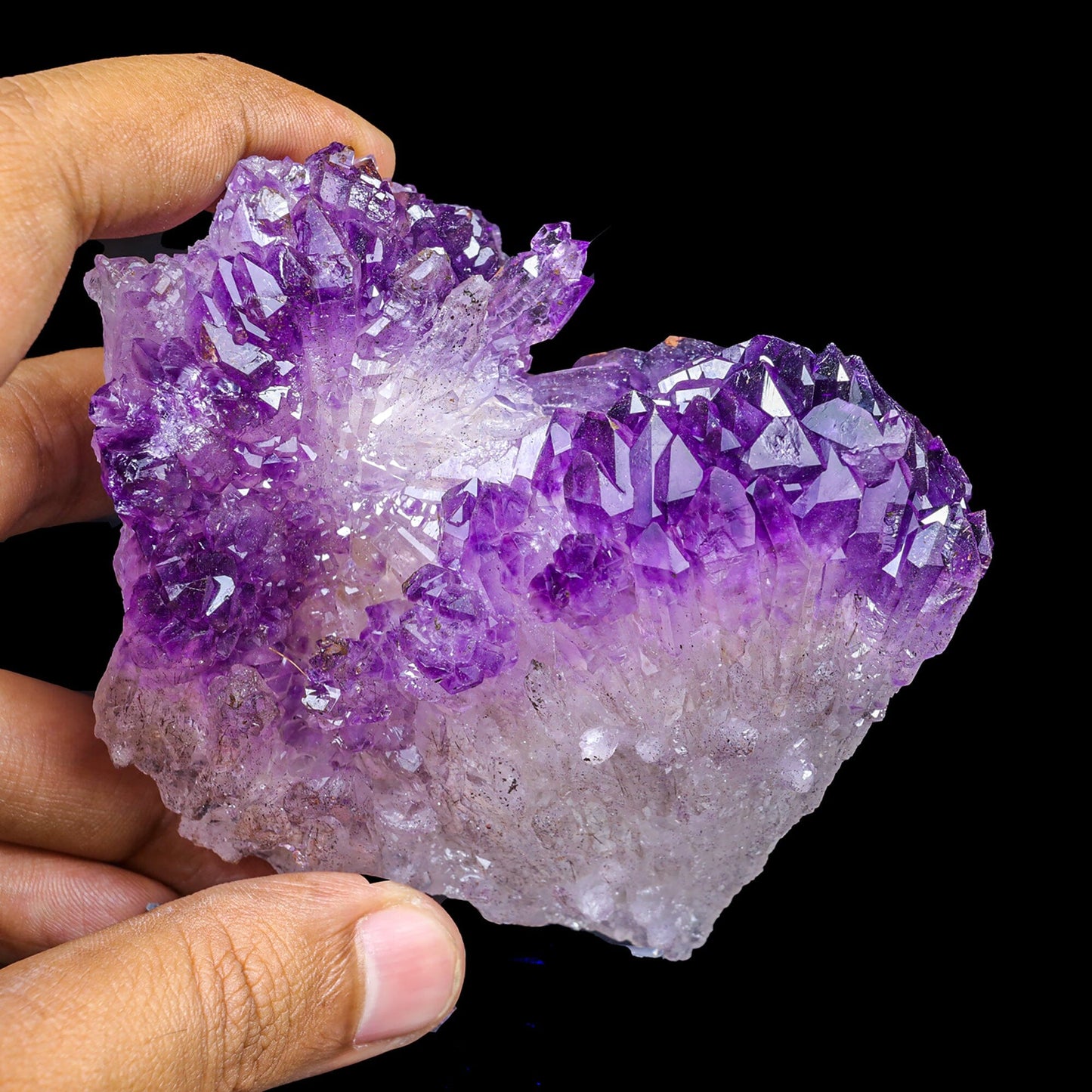 Rare Amethyst from Karur Natural Mineral Specimen USA # B 7027