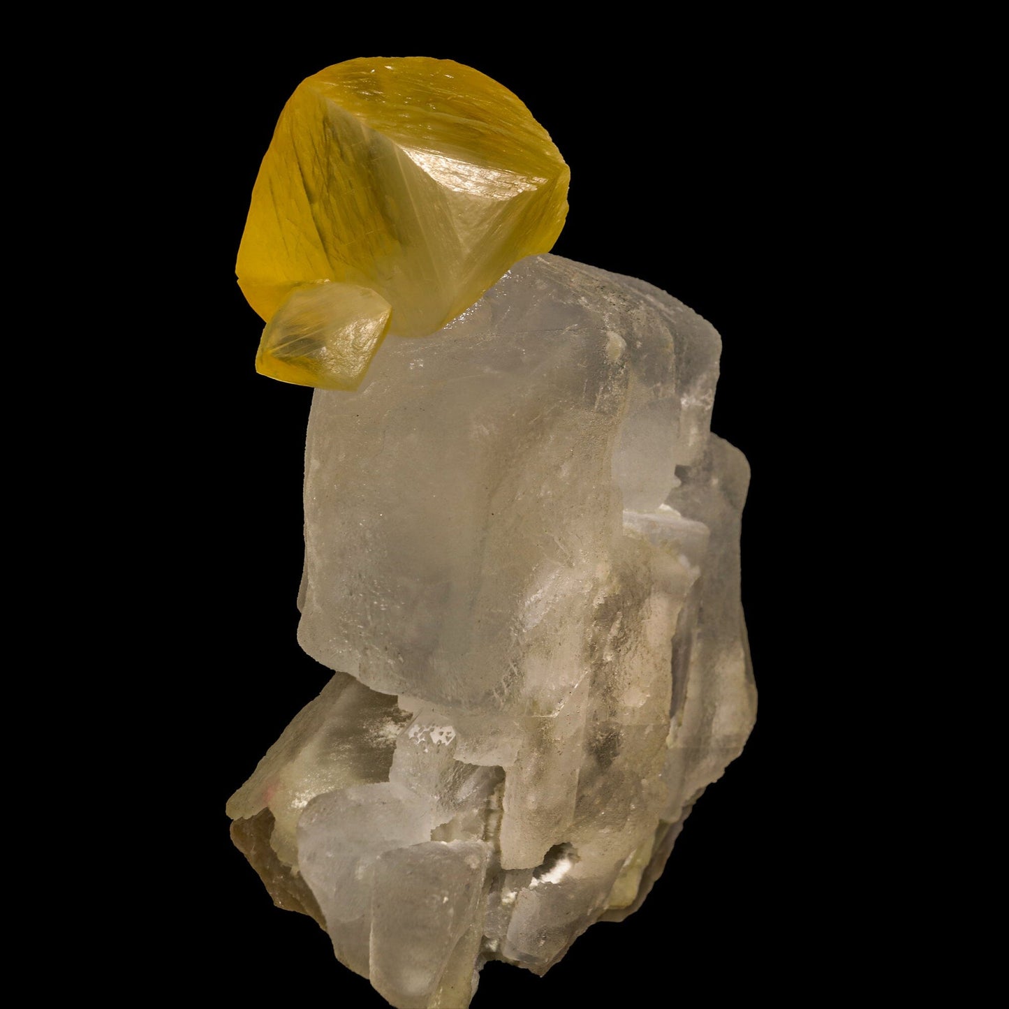 Rare Calcite on Barite Natural Mineral Specimen # B 6905 (USA)