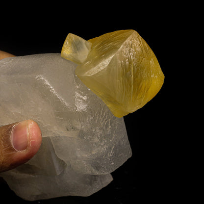 Rare Calcite on Barite Natural Mineral Specimen # B 6905 (USA)