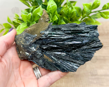 Rare Natural Raw Vivianite Specimen – 344g Rare Crystal Cluster