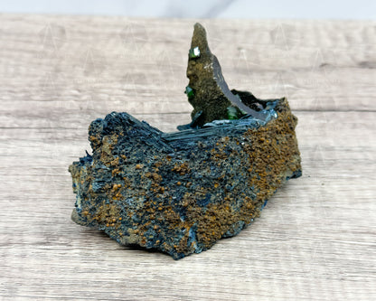 Rare Natural Raw Vivianite Specimen – 344g Rare Crystal Cluster