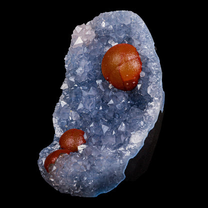 Rare Red Botryoidal Fluorites Natural mineral Specimen (USA)