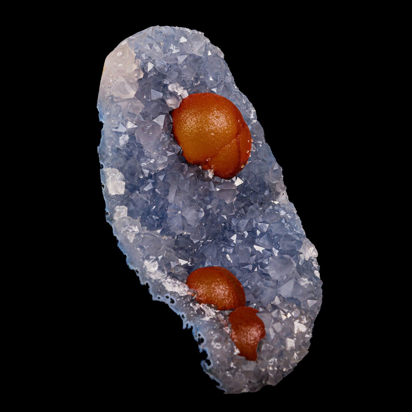 Rare Red Botryoidal Fluorites Natural mineral Specimen (USA)