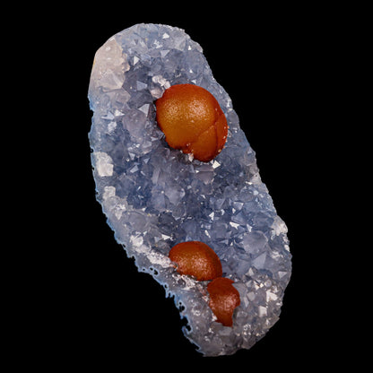 Rare Red Botryoidal Fluorites Natural mineral Specimen (USA)