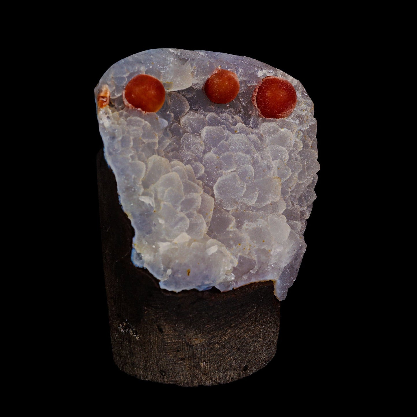 Rare Red Botryoidal Fluorites Natural mineral Specimen # B 6976