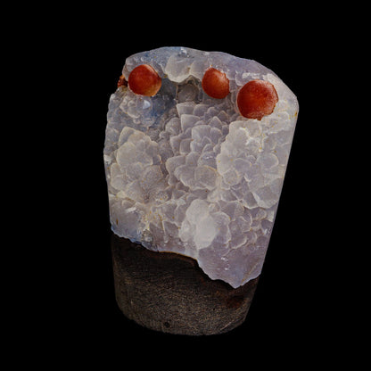 Rare Red Botryoidal Fluorites Natural mineral Specimen # B 6976