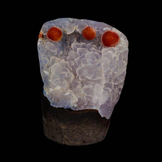 Rare Red Botryoidal Fluorites Natural mineral Specimen # B 6976