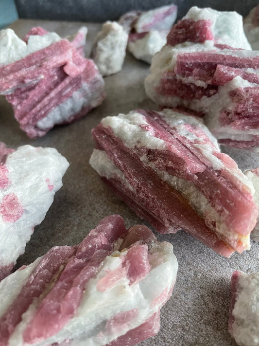 Raw Pink Tourmaline – Natural Crystal for Love, Healing & Emotional Balance