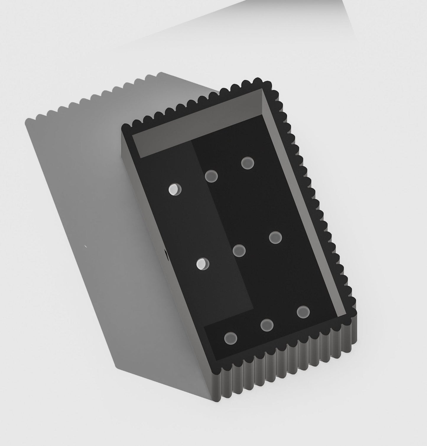 Ribbed Wall Planter, Rectangle