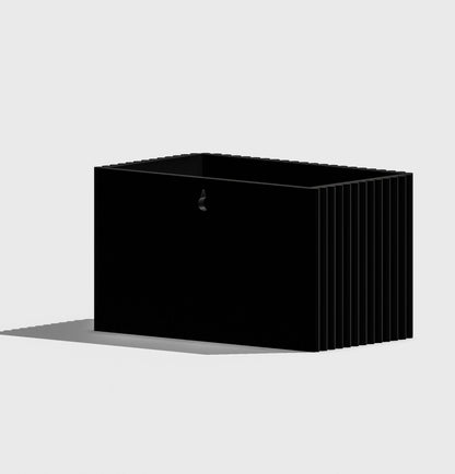 Ribbed Wall Planter, Rectangle