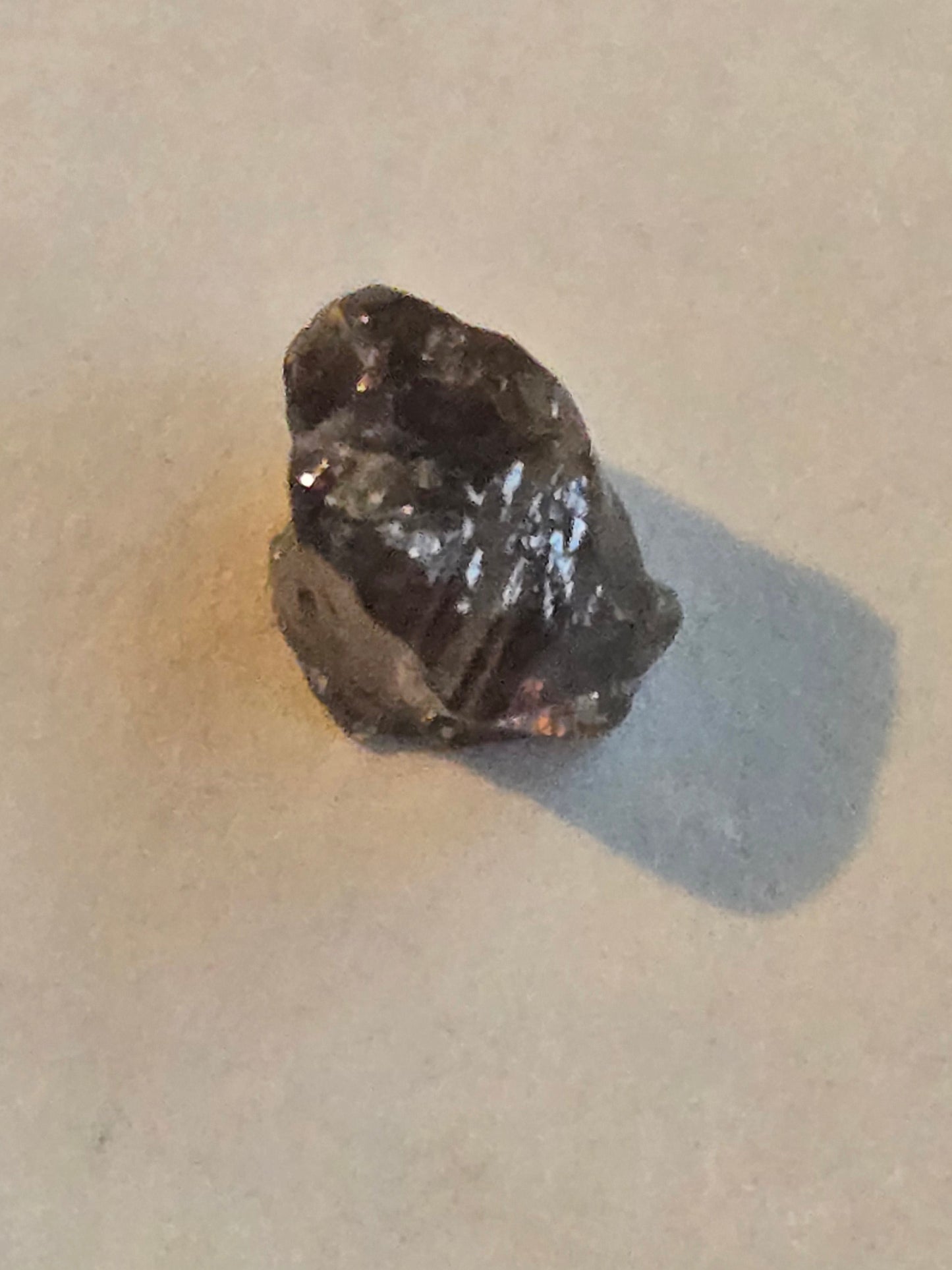 Red Brown Heart Shaped Diamond crystal