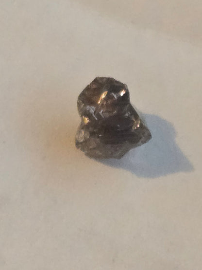 Red Brown Heart Shaped Diamond crystal