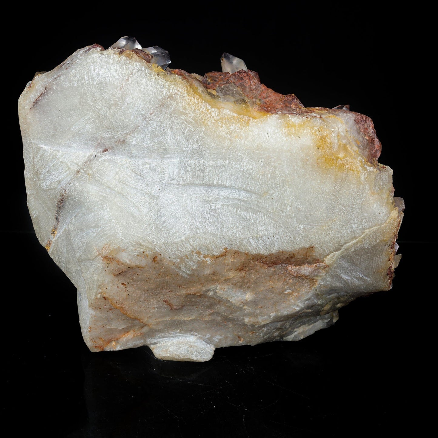 Red Phantom Quartz Cluster Natural Mineral Specimen USA # B 7053