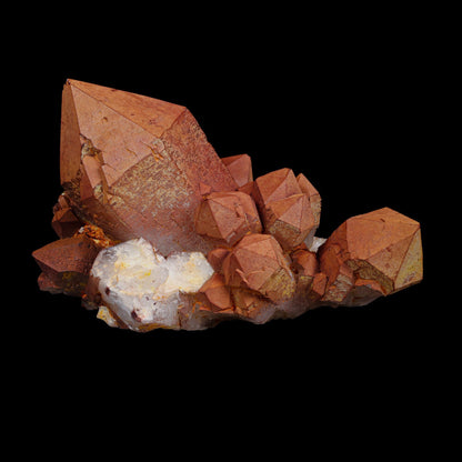 Red Quartz cluster Natural Mineral Specimen # B 6978