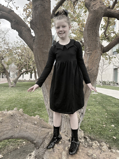 Bat Collar Dress (Babies/Toddlers/Kids)
