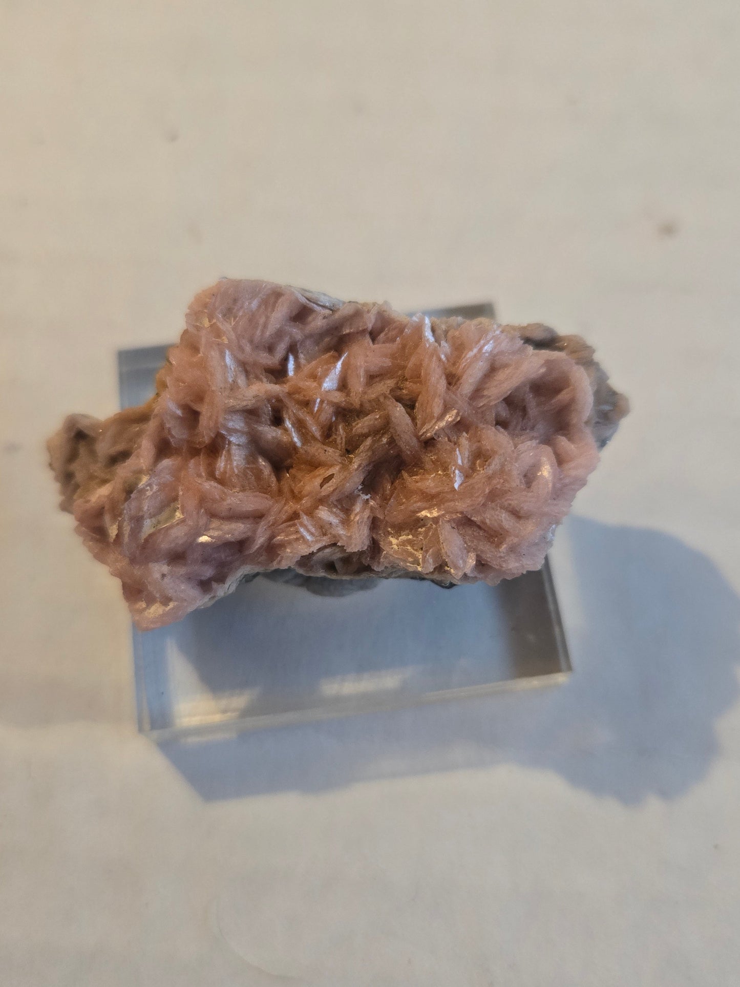 Rhodochrosite – 1" Pink Crystal Specimen from Eagle Mine Colorado