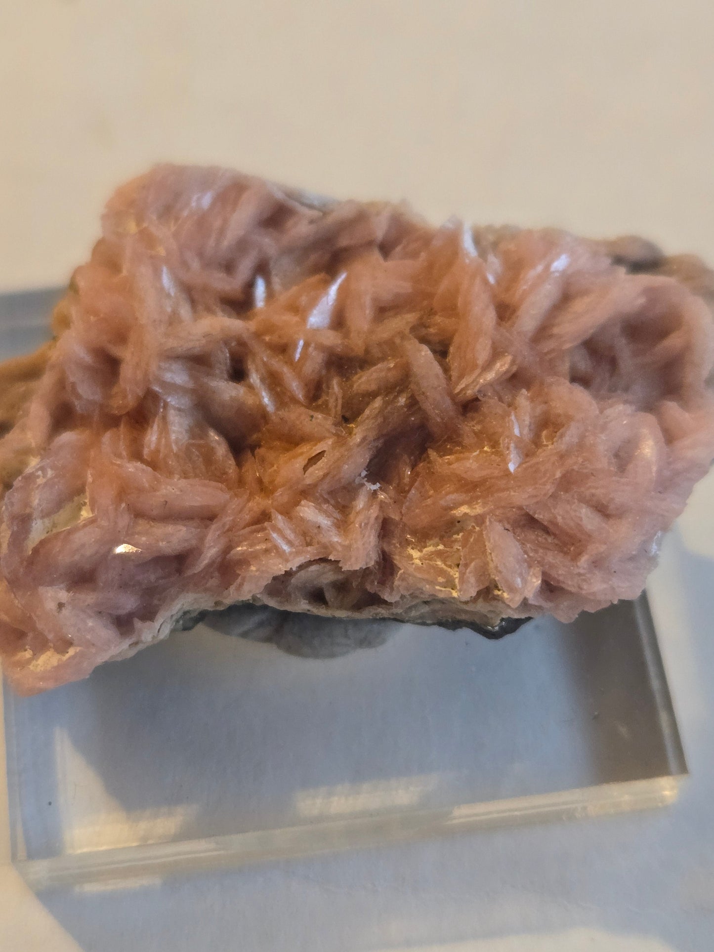 Rhodochrosite – 1" Pink Crystal Specimen from Eagle Mine Colorado