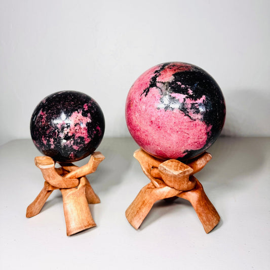 Rhodonite Sphere - 12 lbs!!