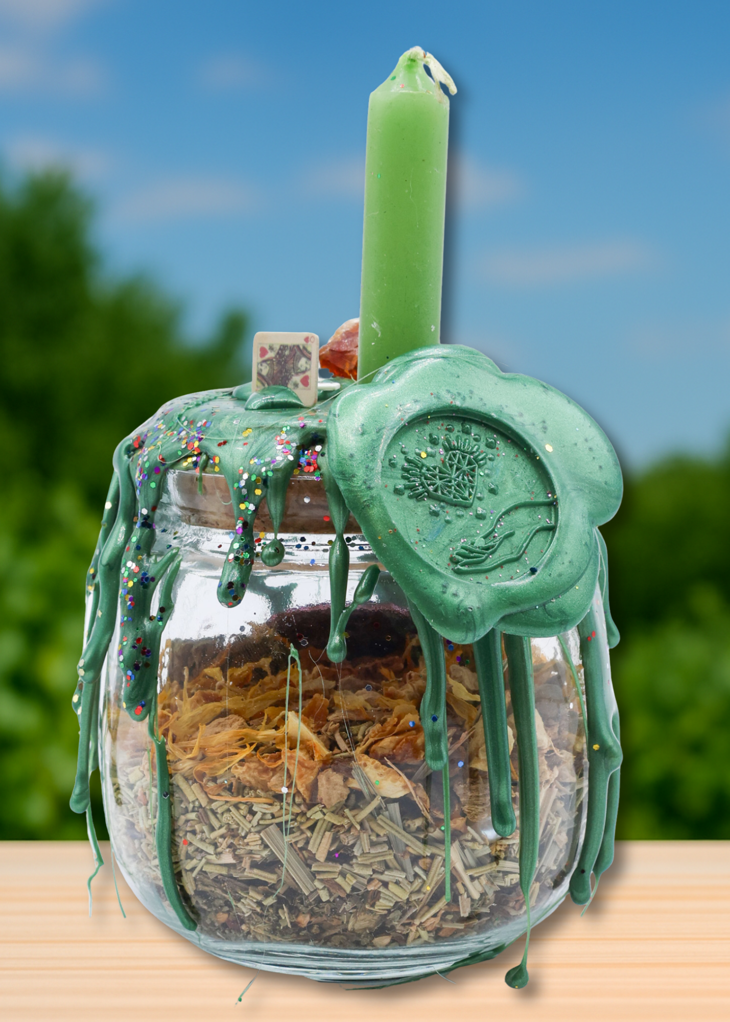 Rich AF Money Drawing Spell Jar - Large