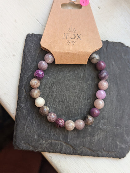 Lepidolite Bracelets (Various Sizes Available)