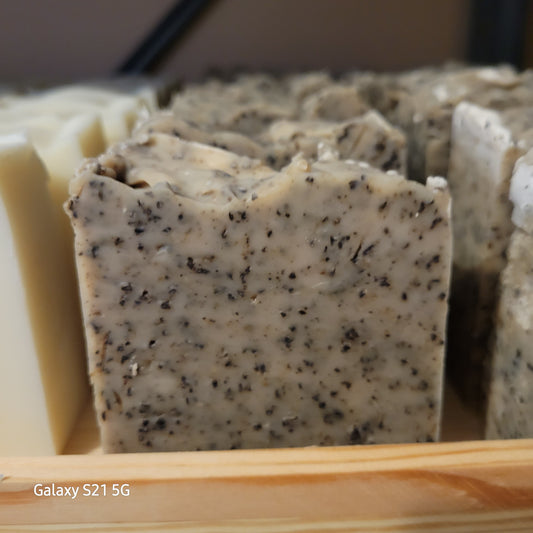 Espresso Exfoliating Soap with Coffee Grinds
