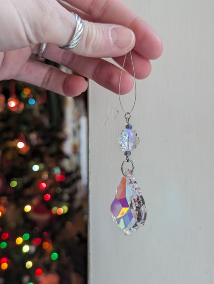Snowflake Crystal Ornament Suncatcher