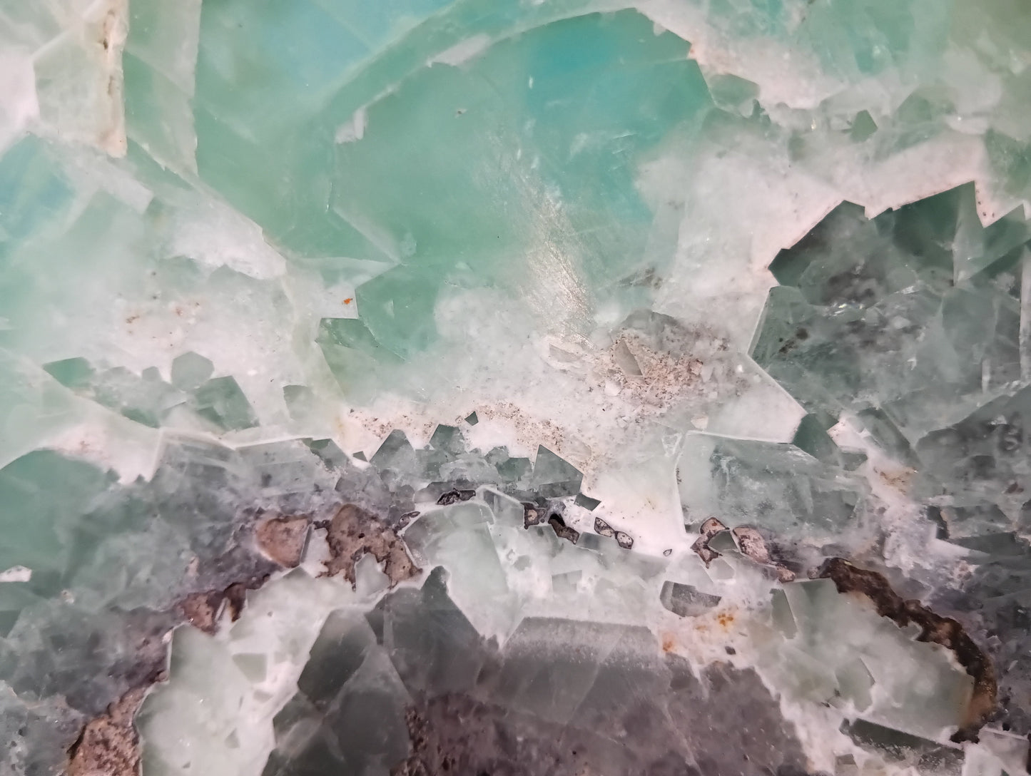 Carved Fluorite Bowl – Natural Green & Purple Crystal Display – 14.5" Decorative Stone Centerpiece