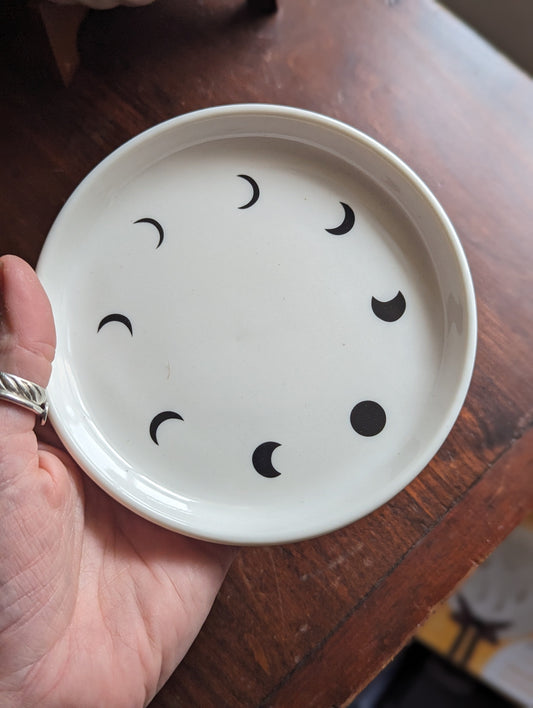 Round Moon Phase Trinket Dish