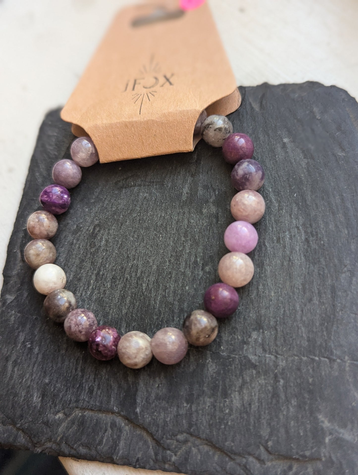 Lepidolite Bracelets (Various Sizes Available)