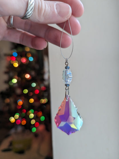 Snowflake Crystal Ornament Suncatcher