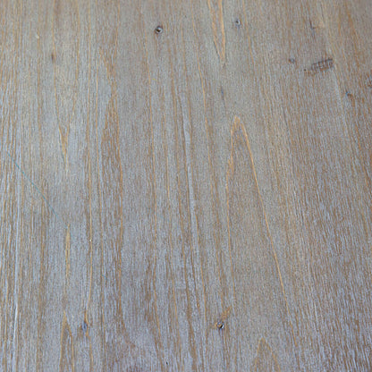 Rustic Metal and Wood Side Table