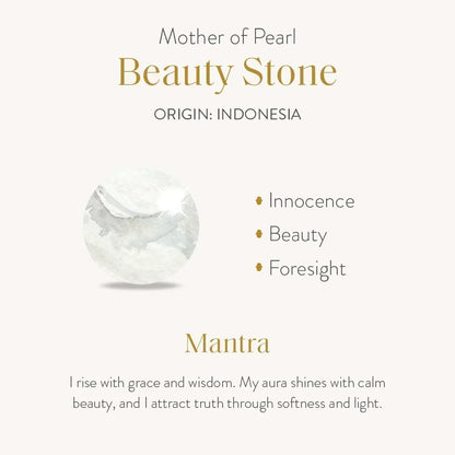 Success Enhancer Evil Eye Mother of Pearl Ring