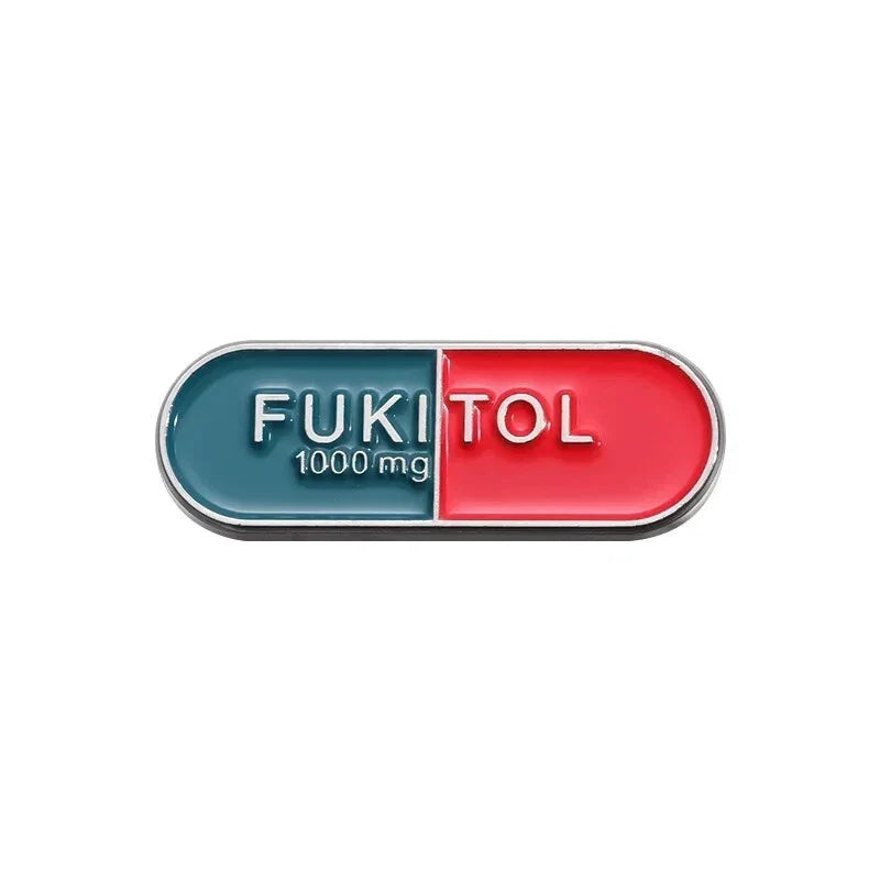 Fukitol Enamel Pin
