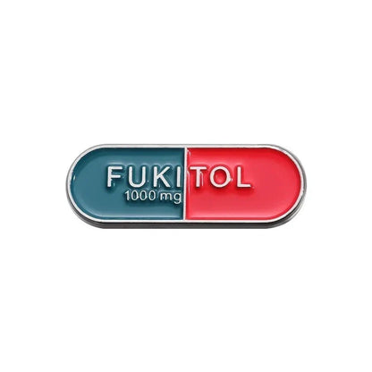 Fukitol Enamel Pin