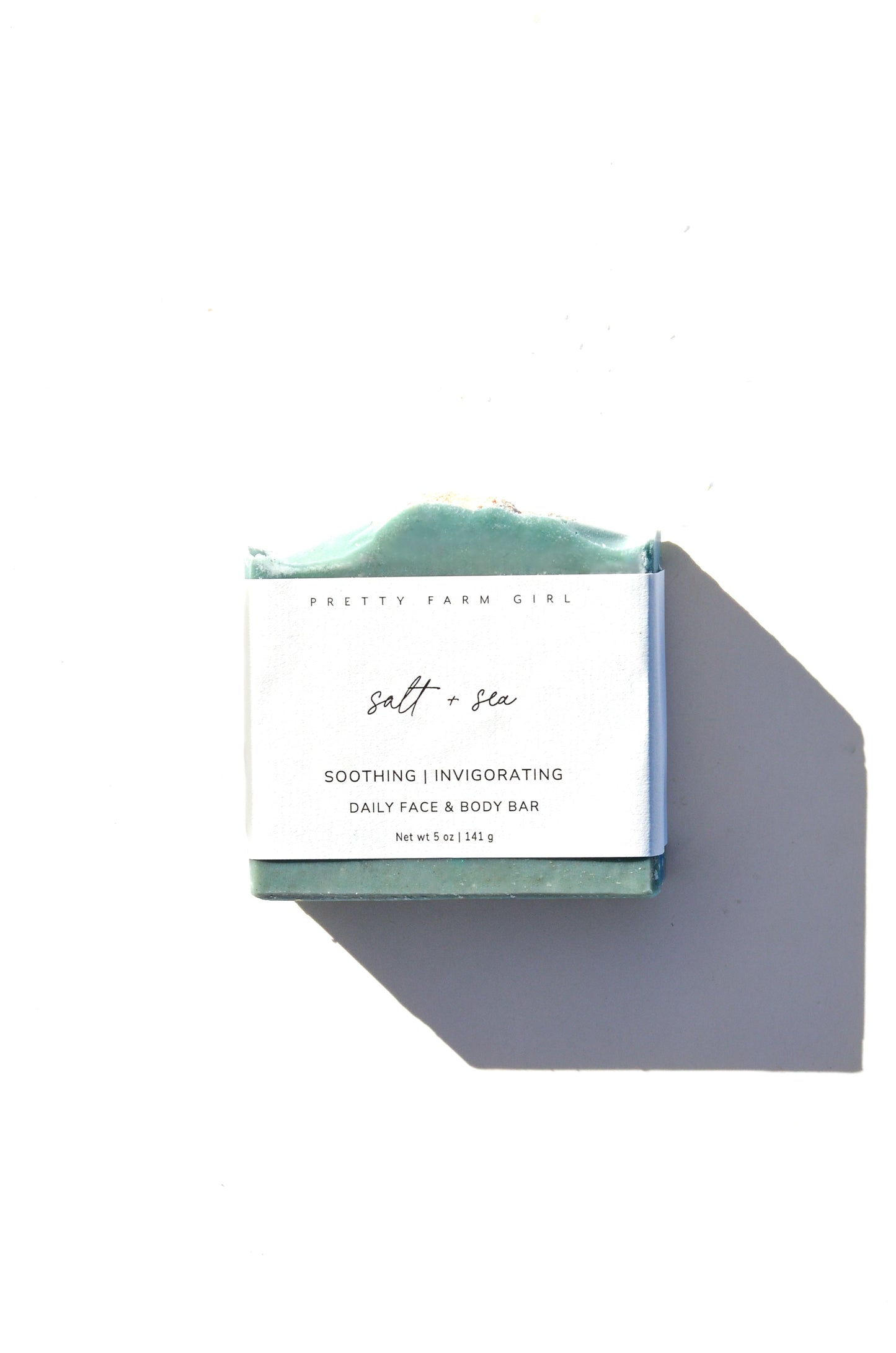 Salt + Sea Bar -- Handmade Tallow Soap Bar