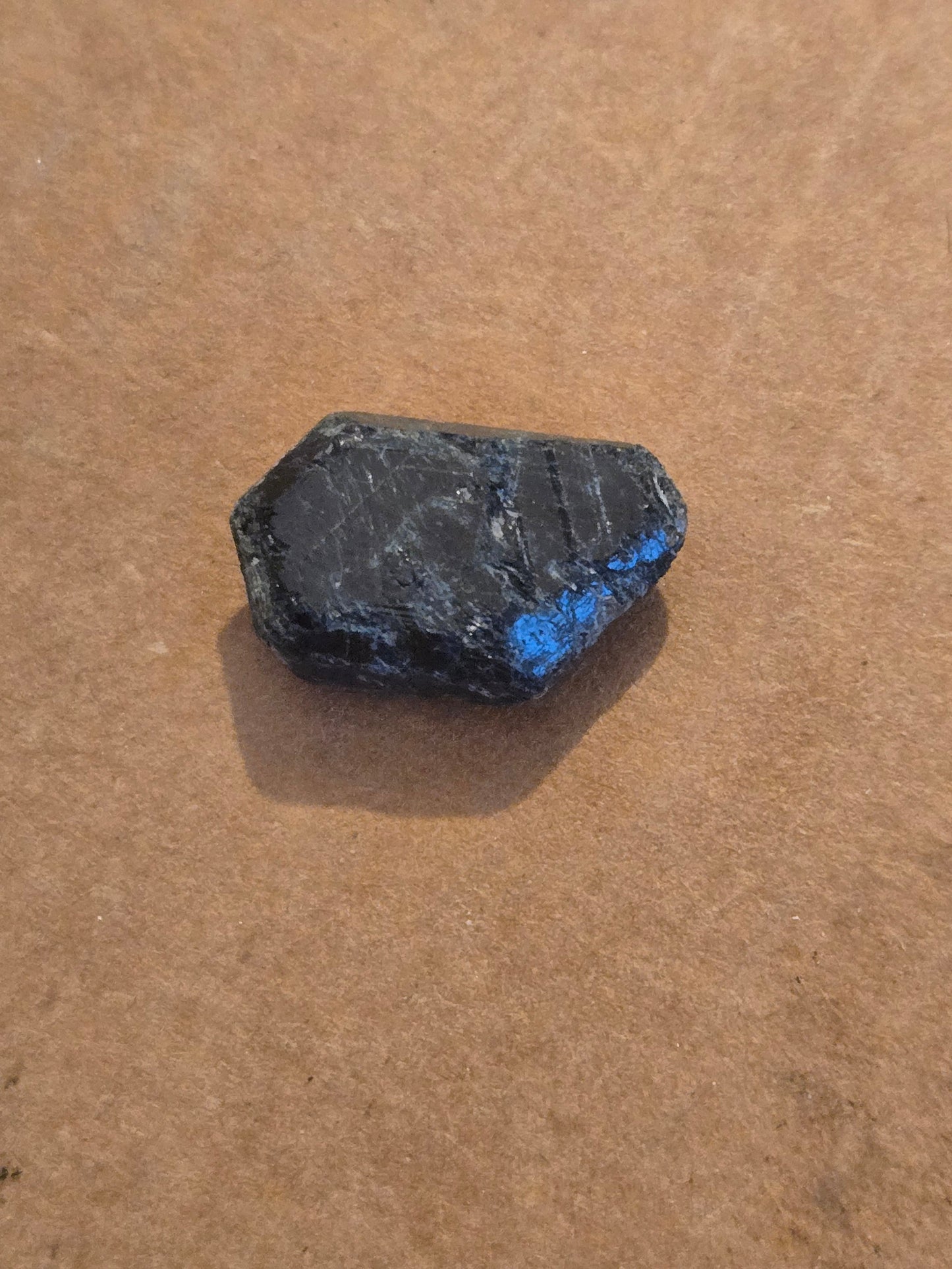 Rare Sapphirine Crystal – Gemmy 2cm Dark Blue Specimen from Vangaindrano, Madagascar