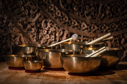 Chakra Metal Singing Bowl Set - 7 Sound Bowls