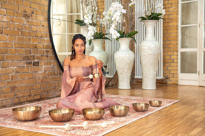 Chakra Metal Singing Bowl Set - 7 Sound Bowls